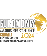 Eoromoney 2024 - Best Bank for Corporate Responsibility, Croatia