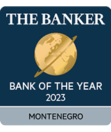 The Banker - Bank of the Year 2023, Montenegro