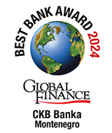 Global Finance - Best Bank 2024, Montenegro